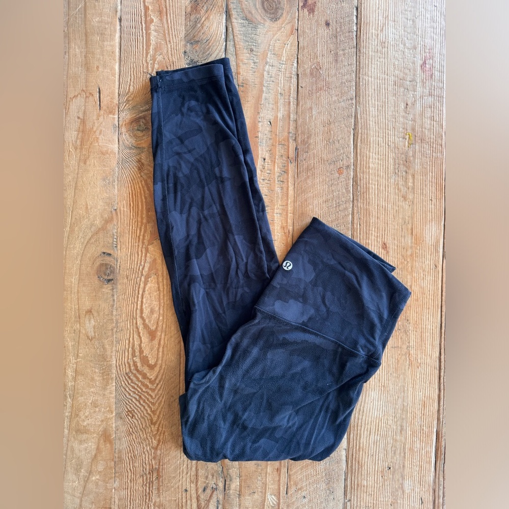 Lululemon Align Leggings, dark gray camo, size 4/6 (no size tag)